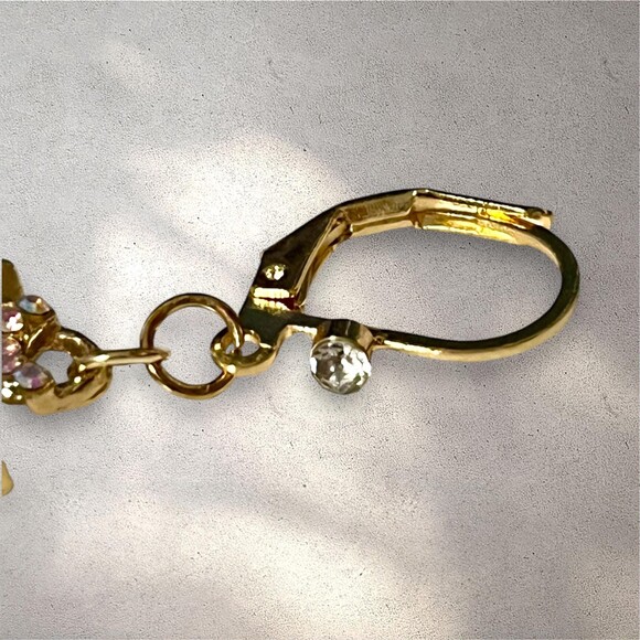 Elegant Owl Drop Earrings - Chic Sparkle for Every Occasion - Picture 3 of 5